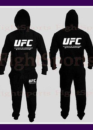 Мужской спортивный костюм ufc black черный индонезия s