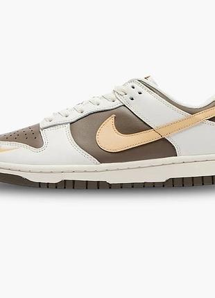 Кросівки жіночі nike dunk low phantom sesame beige/brown hm9655-001 37.5