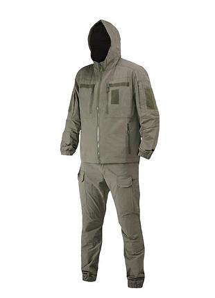 Тактичний костюм tactical flex pro fs (4wstretch) хакі (куртка та штани)
