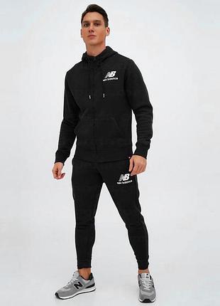 Мужской спортивный костюм new balance (худи и штаны нью беланс) индонезия