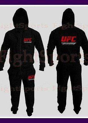 Мужской спортивный костюм ufc черный индонезия l