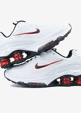 Кросівки чоловічі nike shox ride 2 sp supreme white black red 41