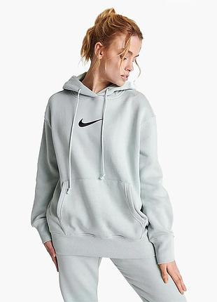 Urbanshop com ua худи женское nike sportswear phoenix fleece oversized pullover hoodie grey fd0892-034 размеры запитуйте