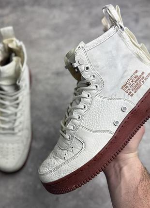 Кросівки чоловічі nike sf air force 1 mid ivory / mars stone (42 (26.5 см))