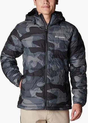 Urbanshop com ua куртка мужская columbia powder litetm hooded insulated jacket camo/blue 1693931-009 размеры запитуйте