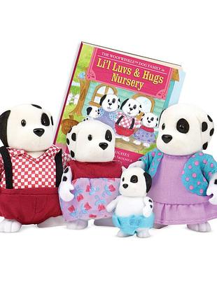 Игровой набор li’l woodzeez «собаки» – 4 фигурки и книга (6157m)