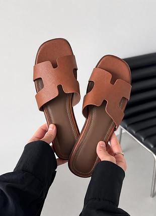Шльопанці meideli жіночі рудий 37 (24 см) (w1920 brown)