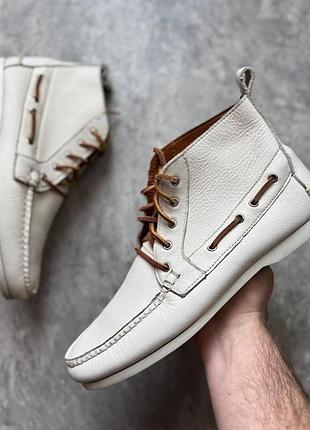 Кроссовки мужские ralph lauren leather moc toe boots (43 (27.5 см))