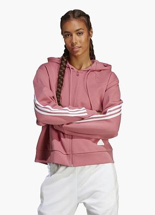 Urbanshop com ua толстовка жіноча adidas future icons 3-stripes full-zip hoodie pink ib8513 розміри запитуйте