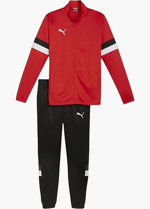 Спортивний костюм чоловічий puma teamrise trainingsanzug f01 red/black (658653-01)