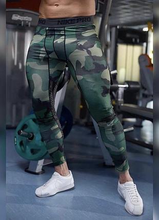 Чоловічі компресійні штани nike pro compression. термо. легінси 2xl
