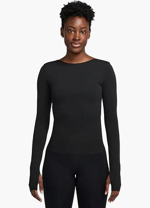 Urbanshop com ua лонгслів жіночий nike zenvy df black hv3539-010 розміри запитуйте