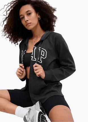 Urbanshop com ua толстовка жіноча gap fullzip logo grey 463503-21 розміри запитуйте