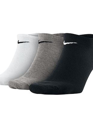 Носки nike volue no show sx2554-901 (3 пары), размер (eu) - 38-42