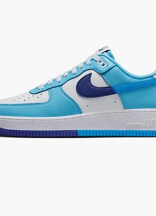 Кроссовки nike air force 1 low '07 lv8 split light photo blue deep royal dz2522-100 43