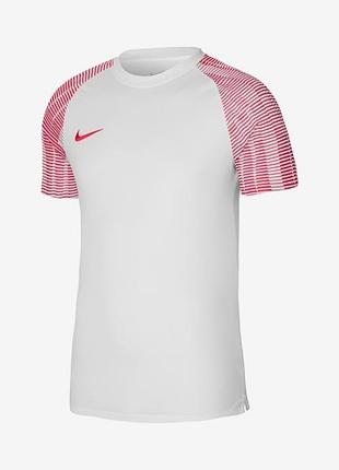 Футболка игровая nike dri-fit academy dh8031-100, белый, размер (eu) - s