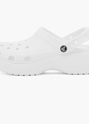 Urbanshop com ua сандалі жіночі crocs classic platform clog w white 206750-100 розміри запитуйте