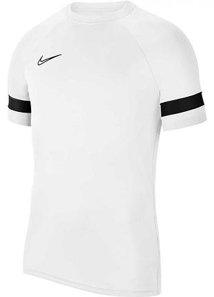 Футболка nike academy 21 cw6101-100, белый, размер (eu) - xl