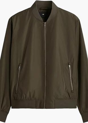 Urbanshop com ua бомбер чоловічий h&m regular fit olive 1293696002 розміри запитуйте