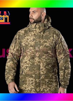 Bs тактическая мужская зимняя best mix куртка defender 7 level (пиксель) 3xl bas77/n