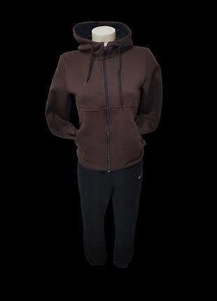 Женский зимний с начесом спортивный костюм nike