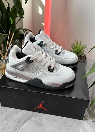 Зимние мужские кроссовки найк аир джордан стильные nike air jordan retro 4