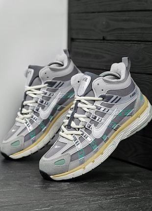 Зимові чоловічі кросівки найк стильні nike p-6000