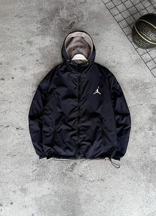 Куртка двусторонняя nike. зимняя куртка найк на искусственной овчине. теплая мужская куртка nike m