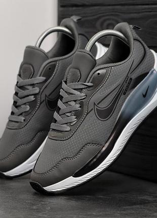 Мужские кроссовки найк аир зум nike air zoom grey серый 40