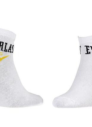 Носки everlast quarter socks 3 pair белый унисекс 35-40