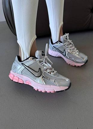 Nike zoom vomero 5 photon dust pink foam женские кроссовки найк серые с розовым летние брендовые 38