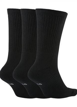 Носки nike u nk crew everyday bball 3pr черный уни 42-46