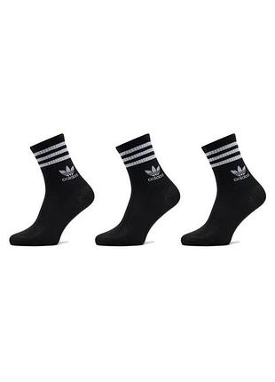 Шкарпетки adidas crew sock 3str чорний унісекс 37-39