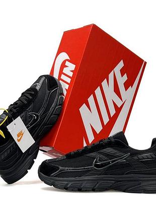 Кроссовки мужские nike initiator black черные найк инитиатор модные для тренировок и прогулок демисезонные весна лето сетка
