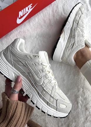 Кросівки nike p-6000 комбіновані білі 39