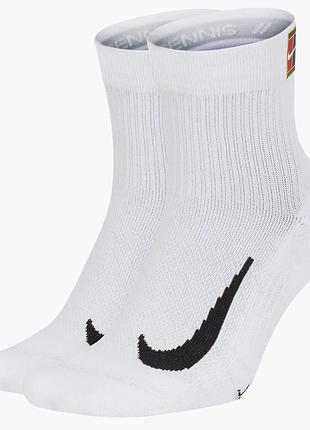 Носки nike u nk multiplier max ankle 2pr белый 46-50 (cu1309-100)