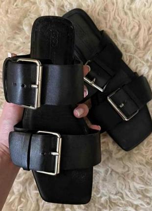 Шлепки шлепанцы натуральная кожа индия р 37