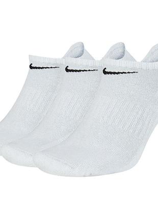 Носки nike u nk everyday cush ns 3pr белый уни 38-42