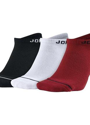 Носки nike u jordan everyday max ns 3pr черный, белый, красный уни 42-46
