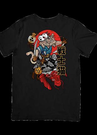 Футболка neko samurai