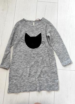 Платье с котиком