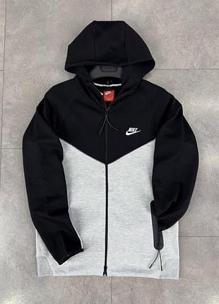 Nike tech fleece hoodie кофта nike tech fleece в чорному кольорі nike tech fleece hoodie full zip