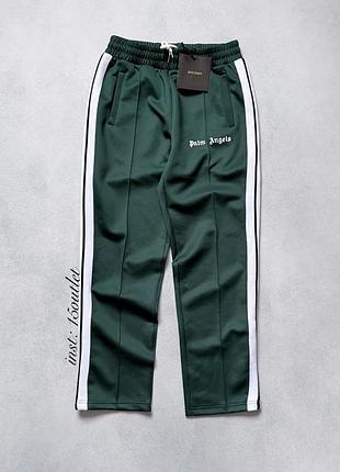 Штани palm angels track pants спортивні штани штани палм енжелс зелений, m