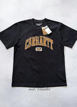 Футболка carhartt university t-shirt black чоловіча футболка кархарт xl