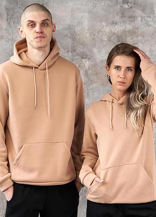 Флис беж худи