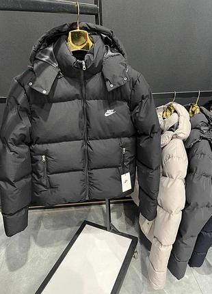Пуховик nike черный