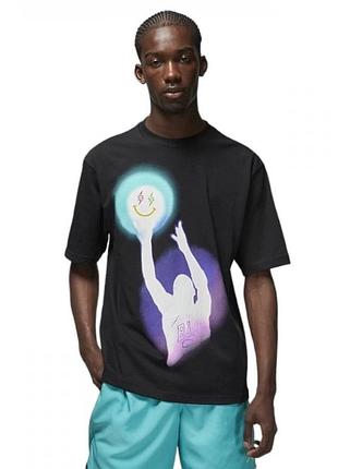 Футболка jordan x j balvin t-shirt black dr2962-010 m