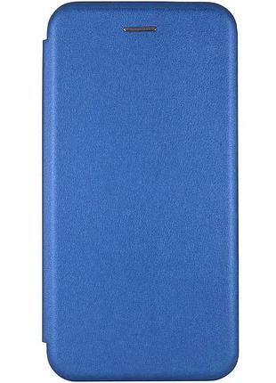 Кожаный чехол-книжка classy для xiaomi redmi 9a синий