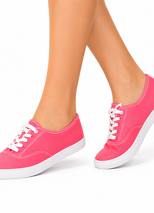 Женские розовые кеды vans
