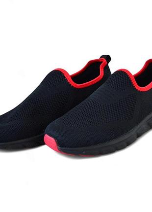 Classica мокасини black red 3